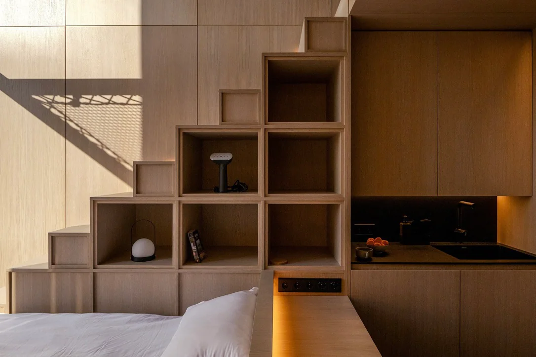 Integrated Furniture & Architectural Elements — material and joinery detail