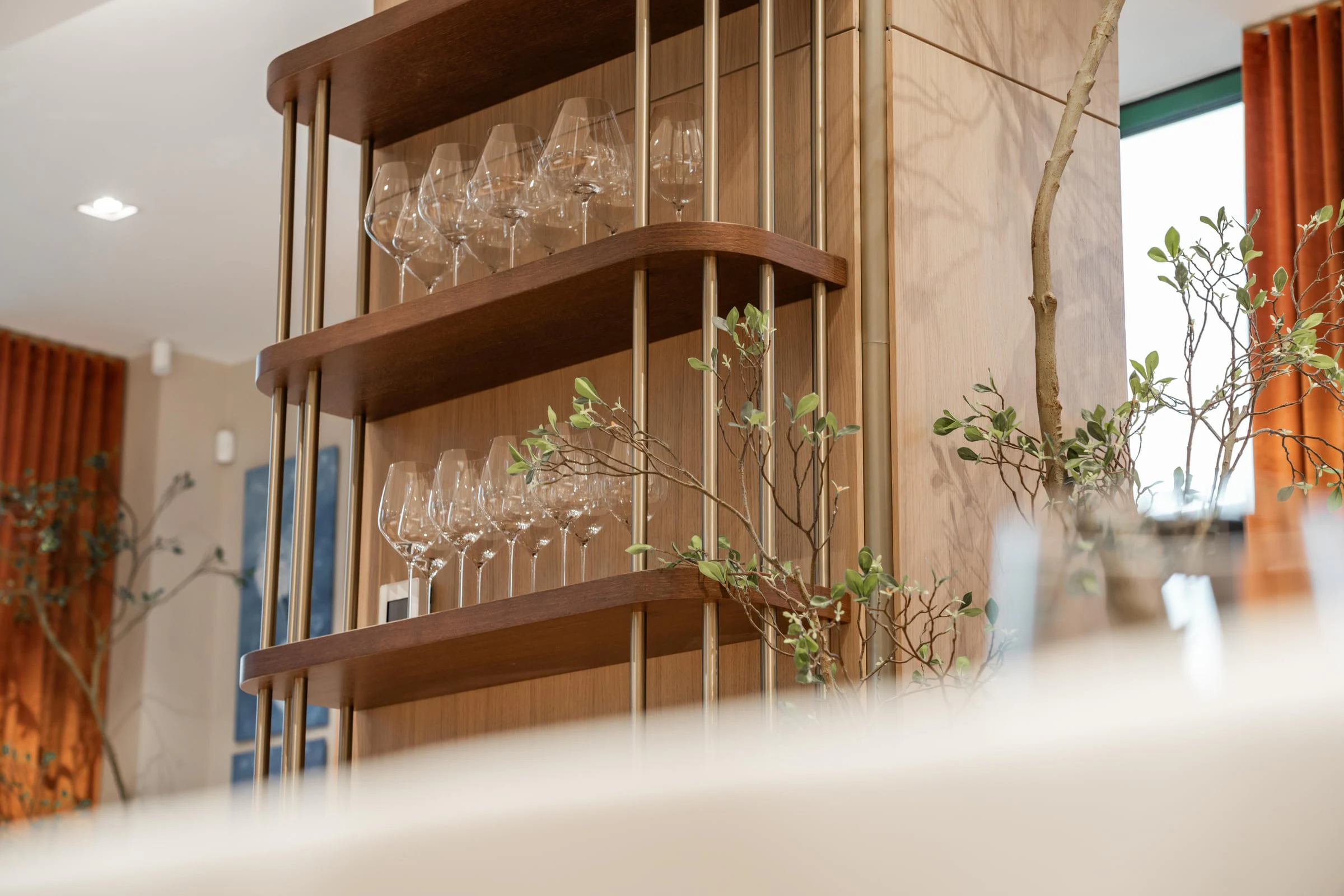 Integrated Furniture & Architectural Elements — architectural interior detail